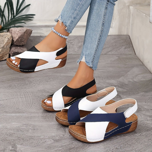 🔥Promotion du dernier jour 55% de réduction 🏖️Sandales orthopédiques à talons inclinés ultra confortables pour femmes