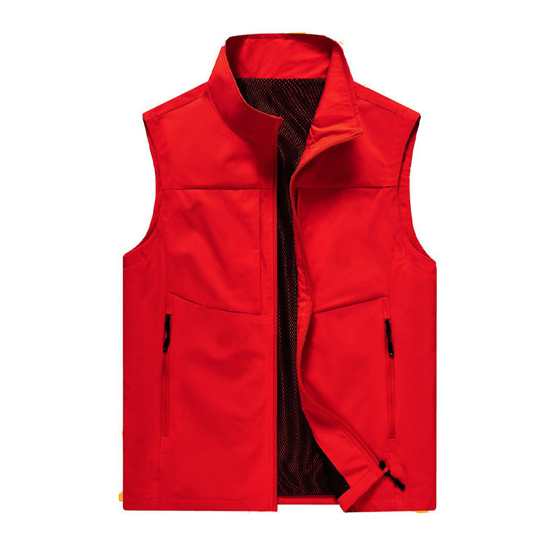 Gilet Confortable Pour Hommes à Séchage Rapide avec Poches