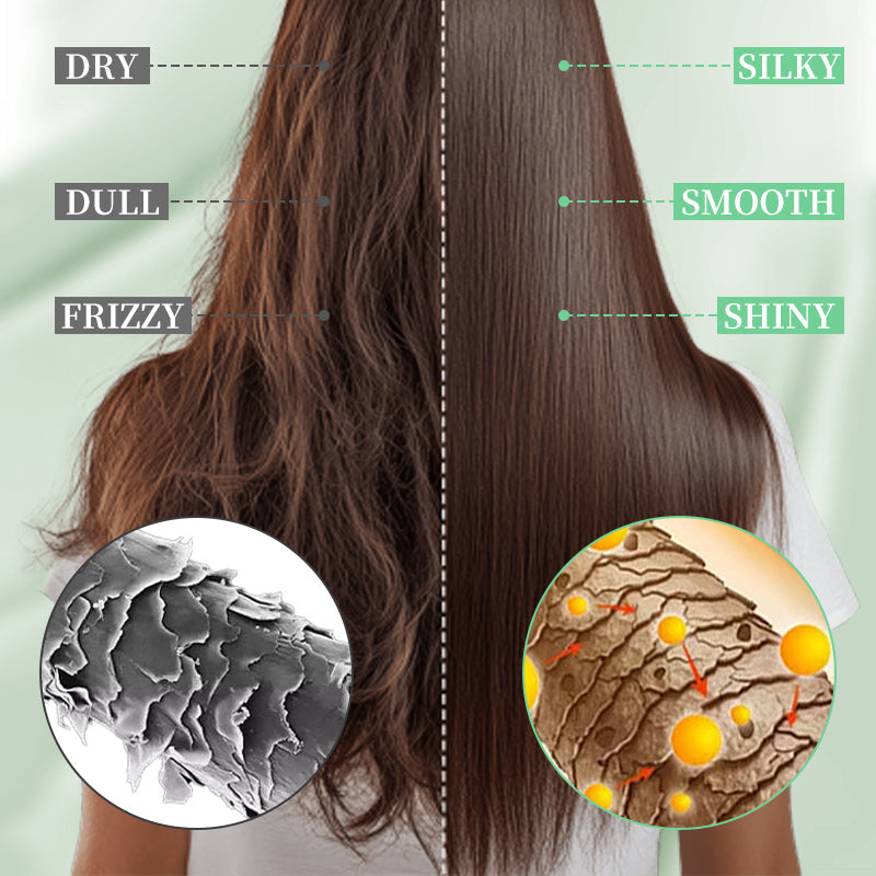 ✨ Profitez de 50% de réduction - revitalisant lissant pour cheveux secs et abîmés