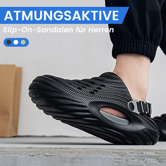 ✨✨Sandales slip-on respirantes pour hommes👣 Deux façons de porter une paire de chaussures👣