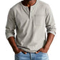 🔥🎁Hommes - Chemise à manches longues avec poches en relief, mode vintage🔥🎁