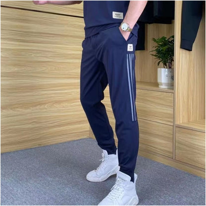 Hommes High Stretch Haut à manches courtes & Pantalon de jogging Set de 2 pièces