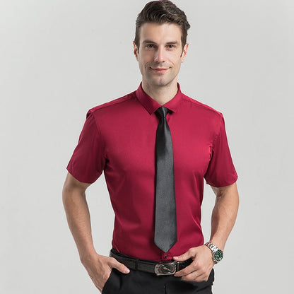 Chemise Habillée Extensible à Manches Courtes pour Hommes