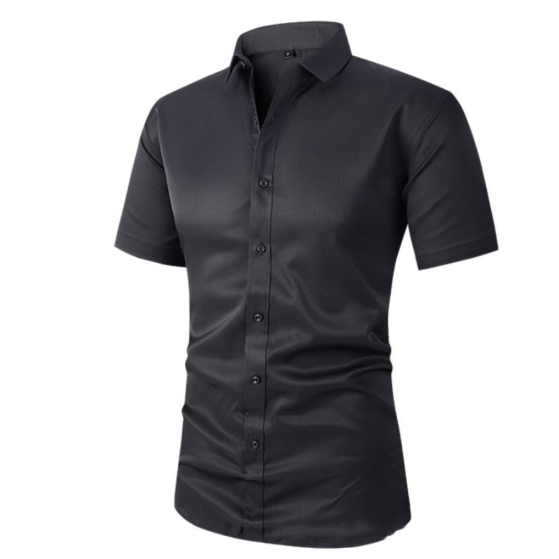 Chemise Habillée Extensible à Manches Courtes pour Hommes