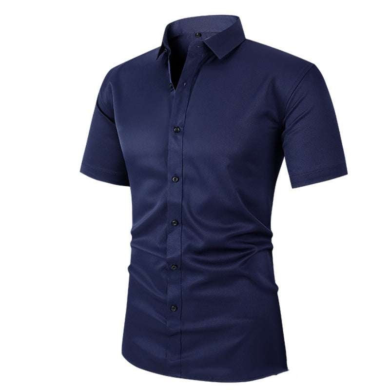 Chemise Habillée Extensible à Manches Courtes pour Hommes