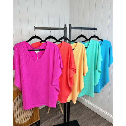 💥Soldes d'été - 50% de réduction💥Confort ultime T-shirt d'été à col en V pour femmes (2 Achetés, Livraison gratuite)