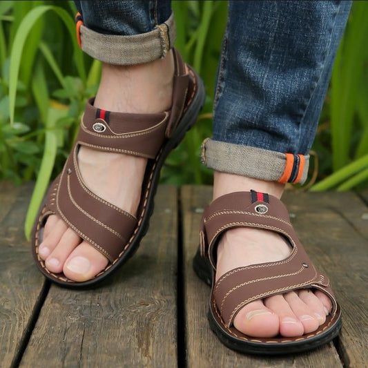 Sandales d'été respirantes pour hommes avec sangle réglable