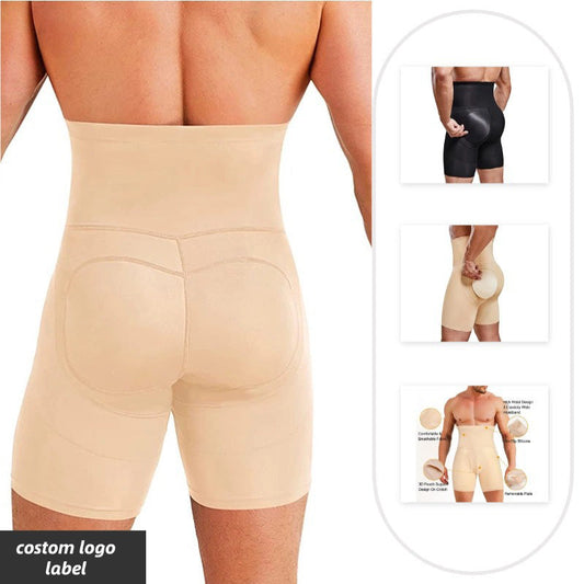 Sous-vêtements gainants taille haute pour homme