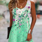 Robe d'Été Sans Manches à Motifs Floraux pour Femme