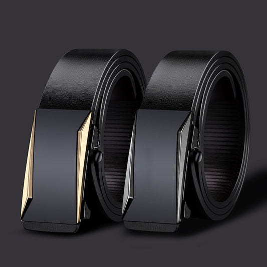 Ceinture en cuir pour hommes, à la mode et résistante aux rayures