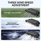 Car Seat Fan - USB Connectivity, Dual Turbines, Powerful Airflow