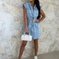 💕Dernier style💕Robe en jean de haute qualité