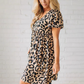 🌸50% de réduction🌸Robe Mini Léopard Décontractée pour Femme