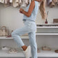 Ensemble Élégant pour Femme – Haut Sans Manches et Pantalon