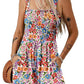 📢⏰Vente chaude 69% de réduction💃Summer Square Neck Sleeveless Loose Casual Short Smocked Romper