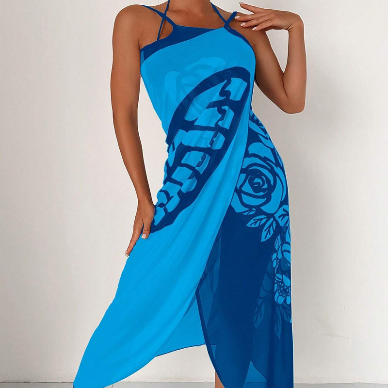 Cover-up de maillot de bain pour femme avec motif de papillons