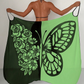 Cover-up de maillot de bain pour femme avec motif de papillons