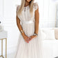 🥰Robe mi-longue trapèze en dentelle pour femme succès