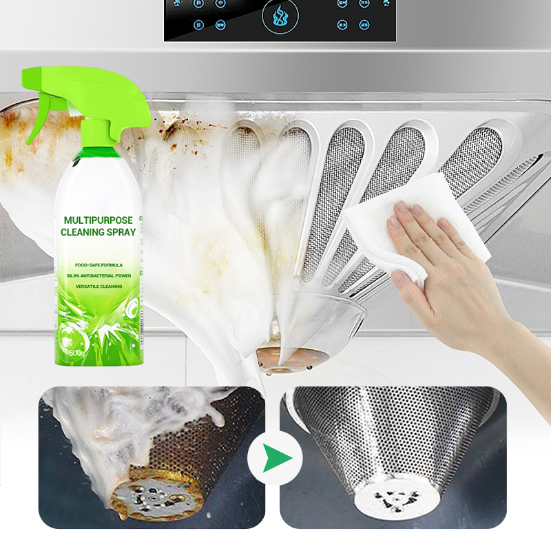 🧽💥 Spray nettoyant puissant multi-usages — Idéal pour toute la maison ✨ Dégraisse & nettoie en profondeur 🏡🫧