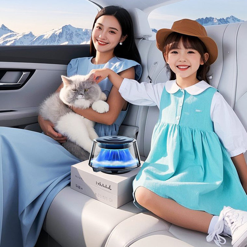 ☁️Diffuseur de voiture Cloud Mist 2025 - Marche/arrêt automatique avec batterie USB-C de 30 jours et 1 recharge = 1 an de fraîcheur