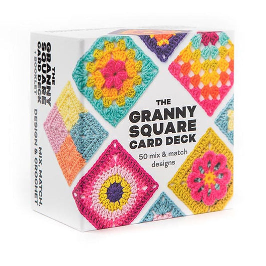 Le Jeu de Cartes Granny Square pour le Crochet – 50 Motifs à Mélanger et Assortir