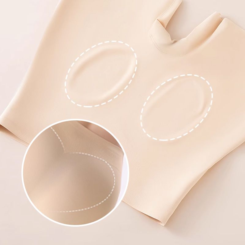 🏆Sous-vêtements féminins taille haute en soie glacée avec contrôle de l'abdomen Hip-lifting👑🌿