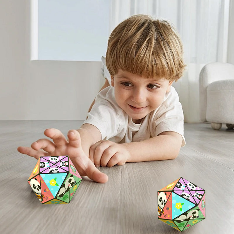 🧒✨Cube magique panda pliable créatif pour enfants