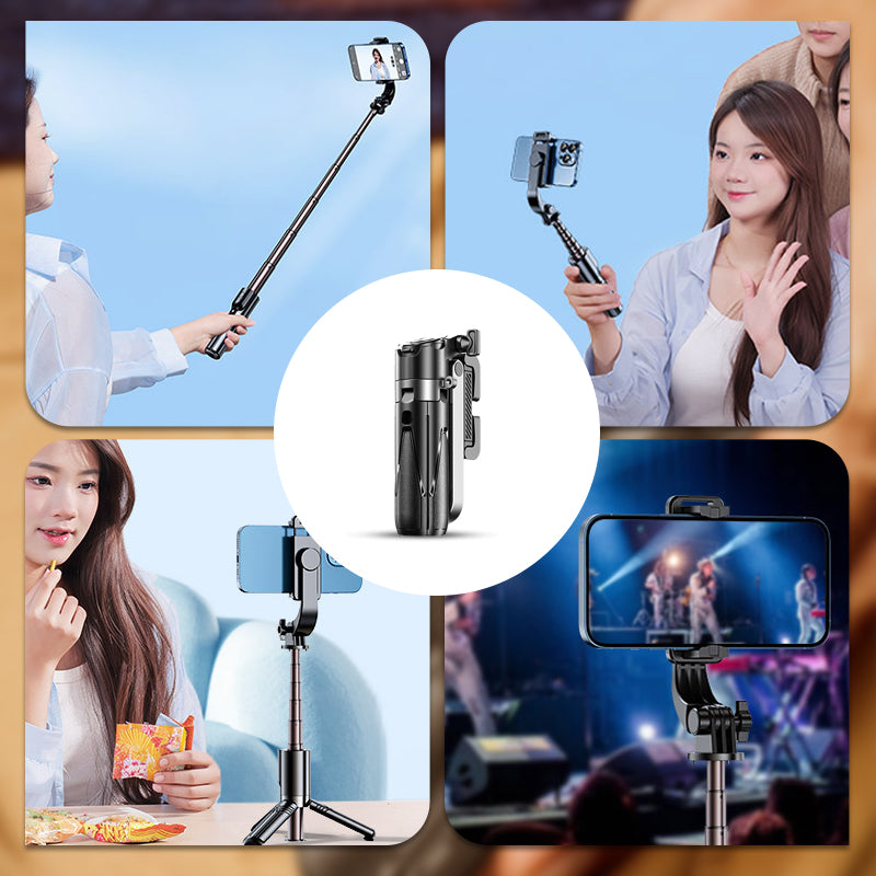 ✨Vente chaude 2025✨📸 Compact Multi-Fonction Extensible Selfie Stick（50% de réduction pour une durée limitée）