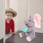 🐘 50% DE RÉDUCTION ! 🎁 Doudou Éléphant Cache-Cache - Peluche Interactive avec Effet Surprise, Idéal pour Éveil des Tout-Petits 🧸✨