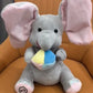 🐘 50% DE RÉDUCTION ! 🎁 Doudou Éléphant Cache-Cache - Peluche Interactive avec Effet Surprise, Idéal pour Éveil des Tout-Petits 🧸✨