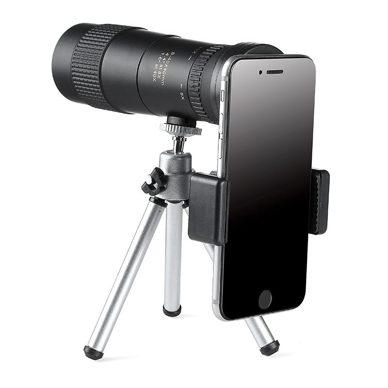 Télescope monoculaire super téléobjectif 4k 8-40x40 mm