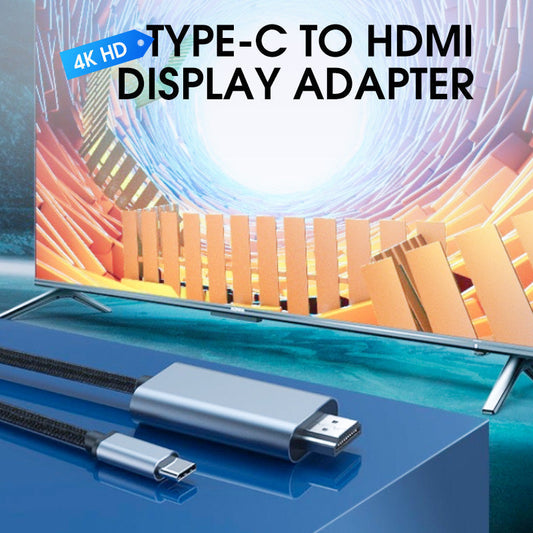 📢📢50 % DE RÉDUCTION !! ⏰Adaptateur d’affichage 4K HD Type-C vers HDMI