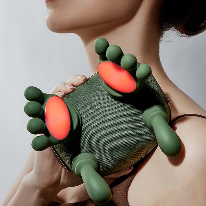 💆‍♂️ 50 % DE RÉDUCTION ! ⏳ Oreiller de massage pour la nuque - 3 réglages de massage et thérapie thermique ✨ Soulage les douleurs cervicales et le stress 🔥