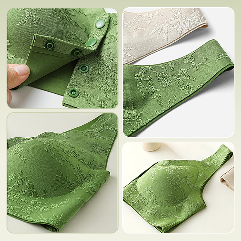 🏆Soutien-Gorge Confortable Sans Armature avec Fermeture Frontale🌿🌿