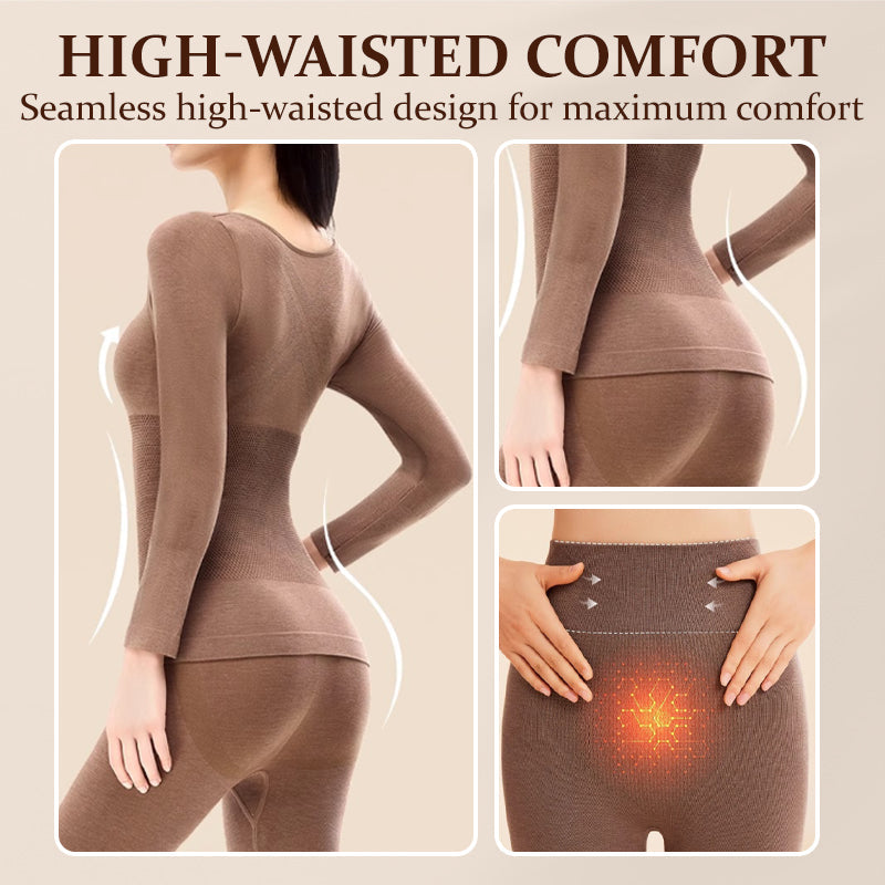 Ensemble de sous-vêtements thermiques pour femme