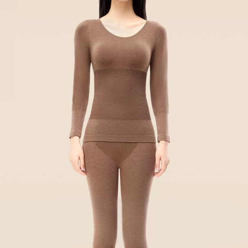 Ensemble de sous-vêtements thermiques pour femme