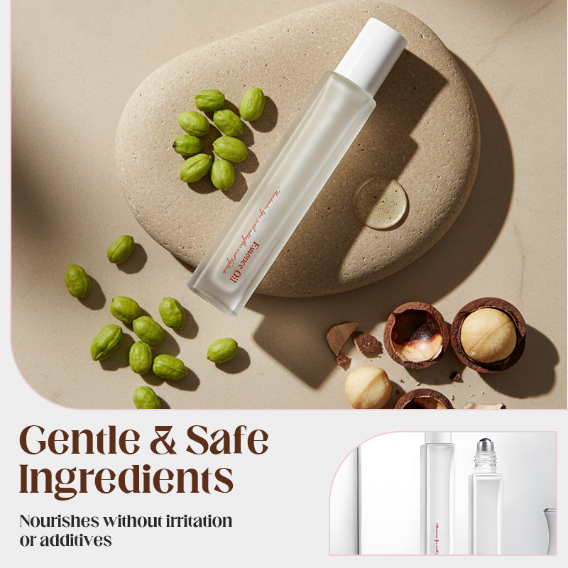 Huile pour les lèvres à bille pour hydrater et faire briller