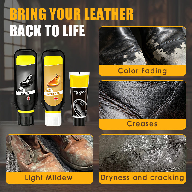 📢📢Achetez-en 2 obtenez-en 1 gratuit ✨ Huile tout-en-un pour l'entretien des chaussures et du cuir