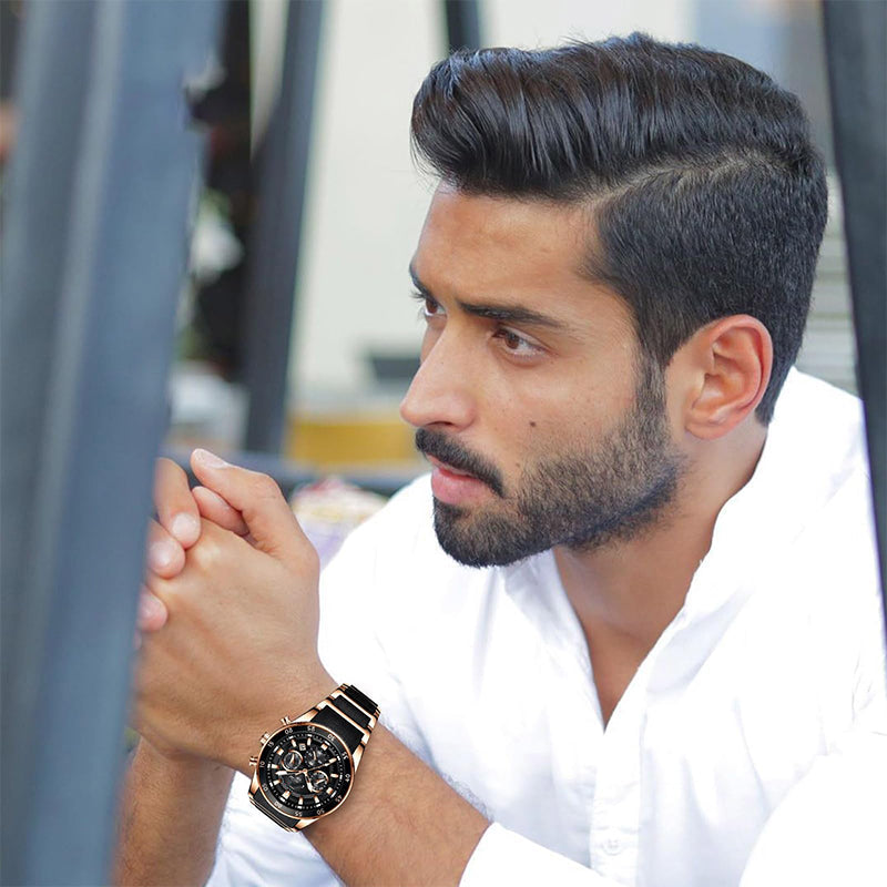 🔥Stock limité disponible 60% de réduction🔥Montre à quartz multifonctionnelle étanche pour hommes