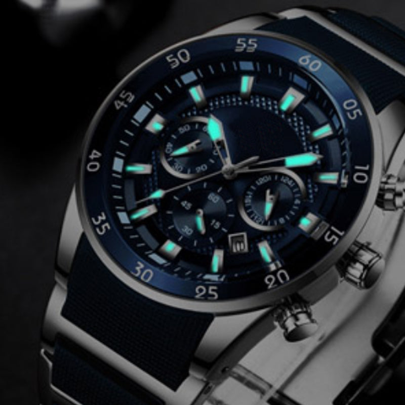 🔥Stock limité disponible 60% de réduction🔥Montre à quartz multifonctionnelle étanche pour hommes