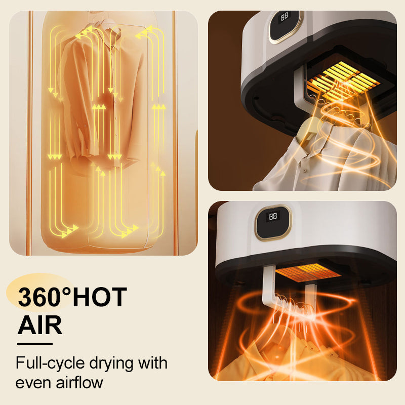 🔥Stock limité disponible 50% de réduction🔥Mini sèche-linge portable et pliable