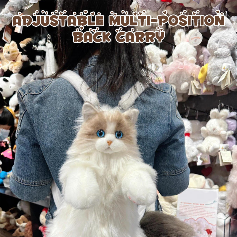 📢📢50% DE RÉDUCTION !!!✨Sac à dos en peluche avec chat mignon