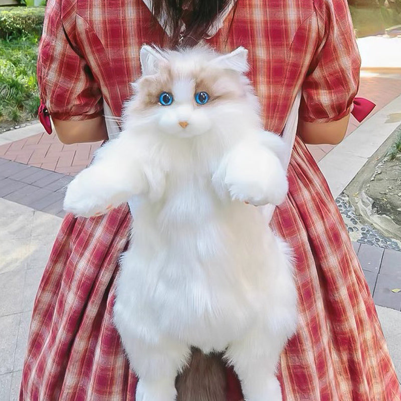 📢📢50% DE RÉDUCTION !!!✨Sac à dos en peluche avec chat mignon