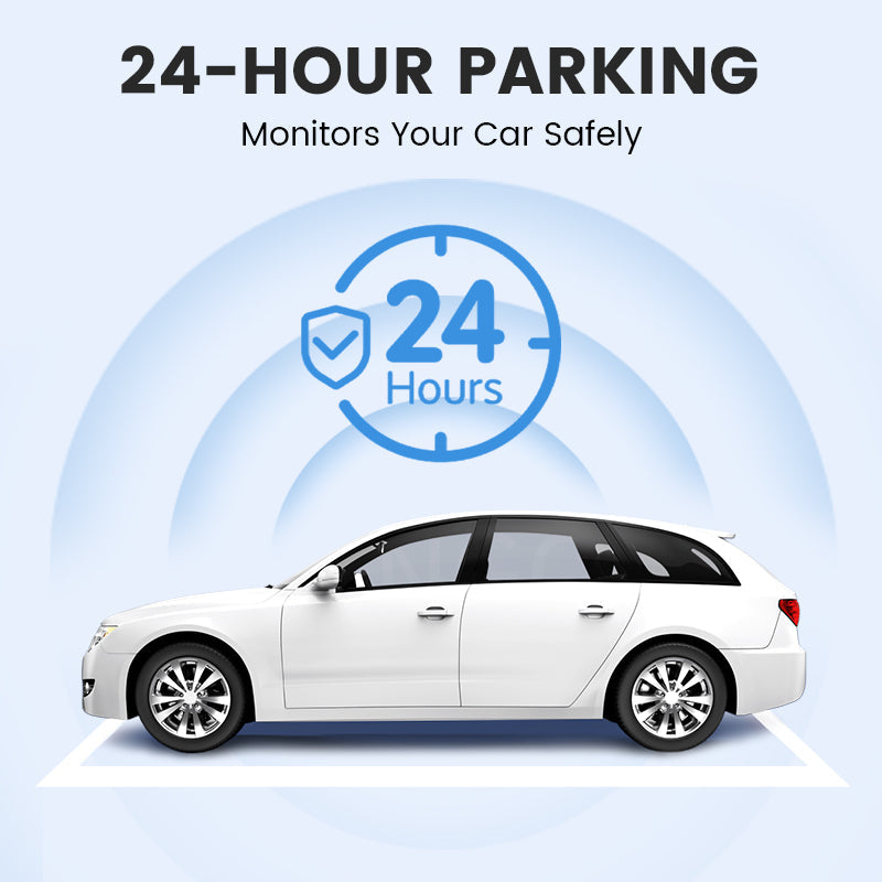 📹 Caméra Embarquée 4K Double Objectif - Vision Nocturne, Surveillance Stationnement 24/7 - Connexion WiFi, Enregistrement Haute Définition