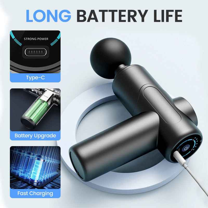 🔥Appareil de massage portable pour tissus profonds - 4 têtes de massage gratuites🎁