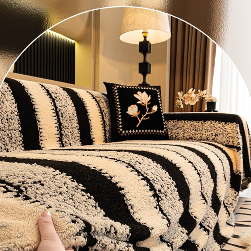 🛋️ 55% DE RÉDUCTION! ✨ Housse de Canapé en Peluche Douce - Protection Antidérapante avec Élastiques pour un Confort et un Style Maximum 🏠🌟