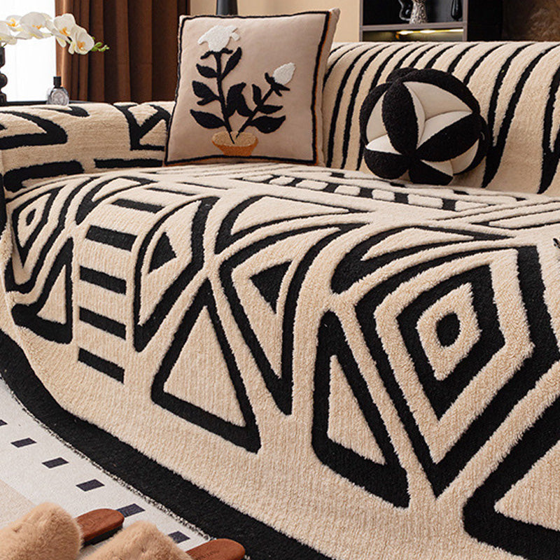 🛋️ 55% DE RÉDUCTION! ✨ Housse de Canapé en Peluche Douce - Protection Antidérapante avec Élastiques pour un Confort et un Style Maximum 🏠🌟