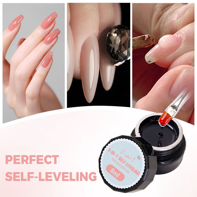 🔥 56% DE RÉDUCTION ! ✨ Gel Auto-Nivelant 3-en-1 pour Ongles - Base et Construction en 1 Étape, Durcissement LED/UV en 60s, Formule Sûre sans HEMA 💅✨