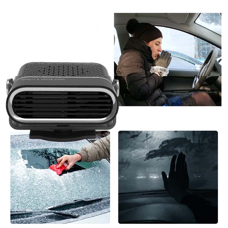 📢📢50 % DE RÉDUCTION ! 🚗Chauffage portable 2 en 1 pour voiture avec rotation à 360°