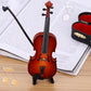 -50% 🎄 Ornement Mini Violon Modèle – Détails Exquis, Idéal comme Cadeau de Diplômé & Décoration de Fêtes ✨📦